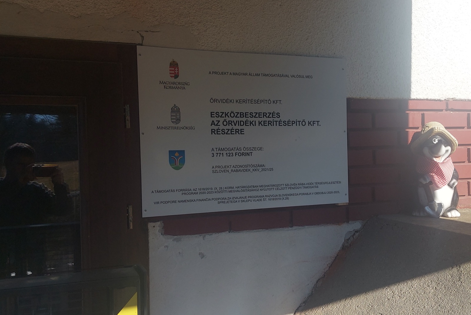 Pályázati tábla Felsőszölnök